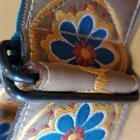 LALA Red -flat , reversible cloth belt 39 inches, beautiful - Picture 5 of 5